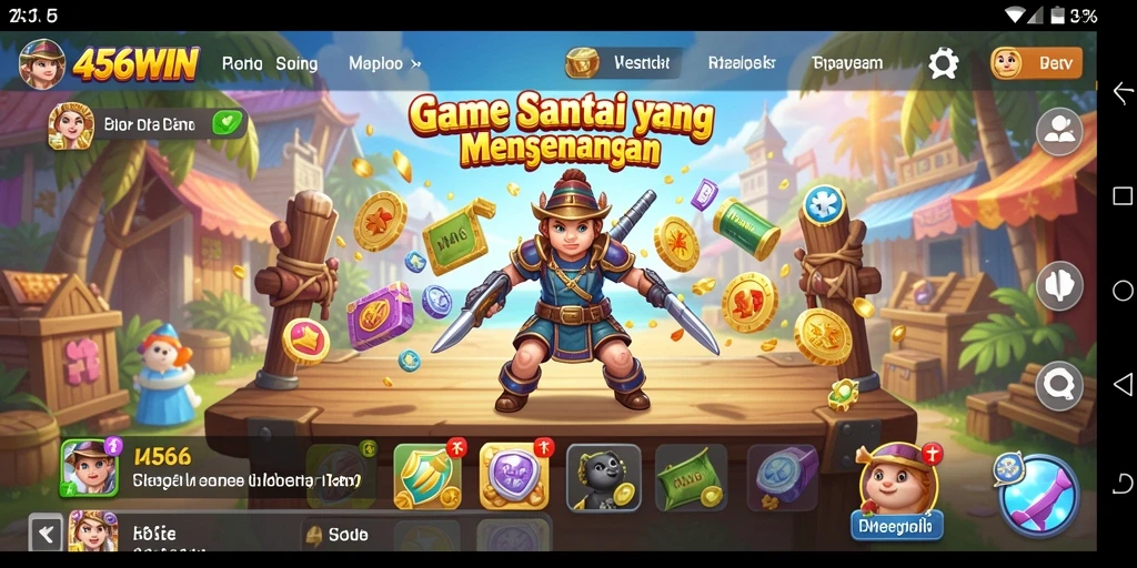 Tangkapan layar gameplay 456WIN yang menggambarkan keseruan momen bermain.