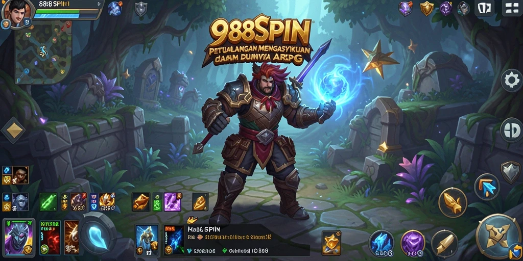 Tampilan gameplay ARPG yang mendebarkan di 988SPIN.