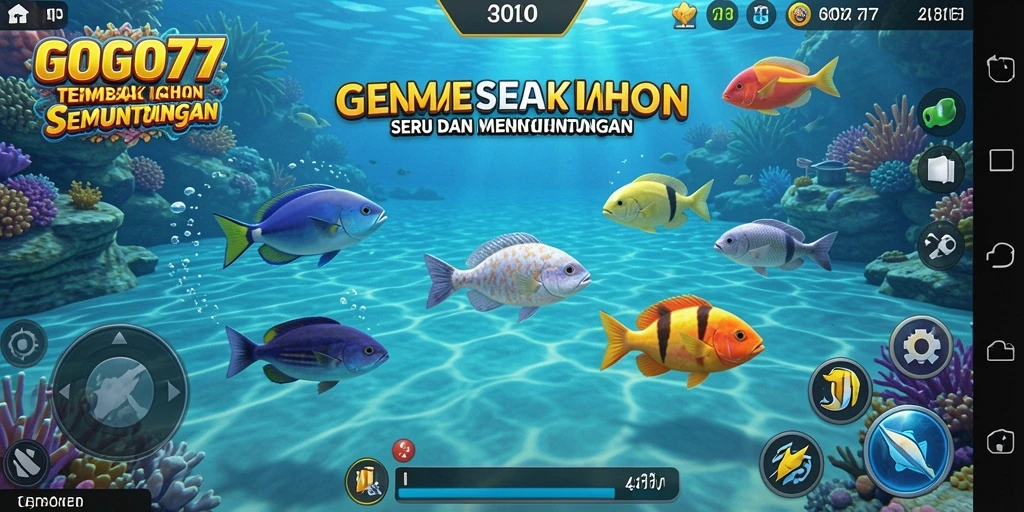 Tampilan gameplay Tembak Ikan yang mendebarkan di GOGO77.