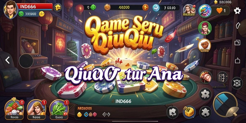 Screenshot gameplay QiuQiu IND666 yang menarik dan seru.