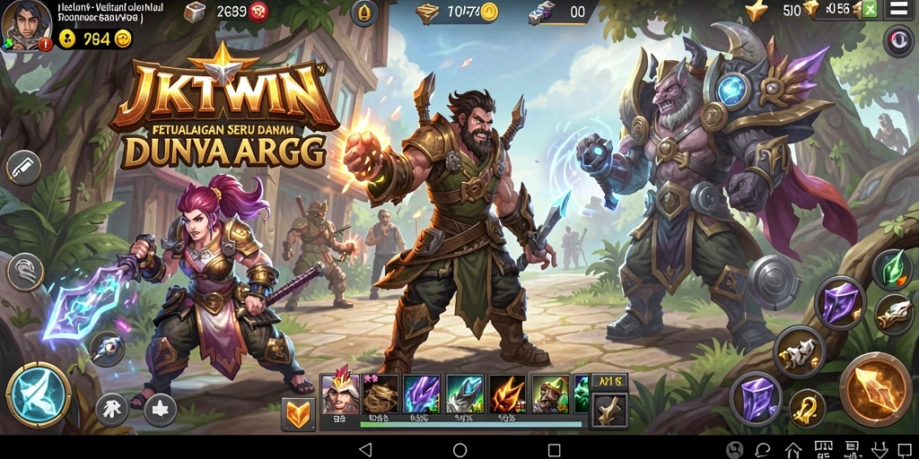 Gameplay seru JKTWIN dengan pertarungan yang menantang.