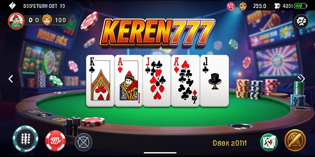 Tampilan gameplay KEREN777 yang seru dan interaktif.