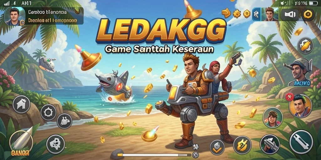 Gameplay LEDAKGG yang santai dan menghibur, memikat hati para pemain.