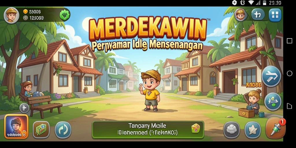 Tampilan gameplay MERDEKAWIN yang menarik dan interaktif.