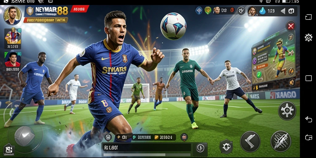Screenshot gameplay NEYMAR88 menunjukkan aksi strategis yang mendebarkan.