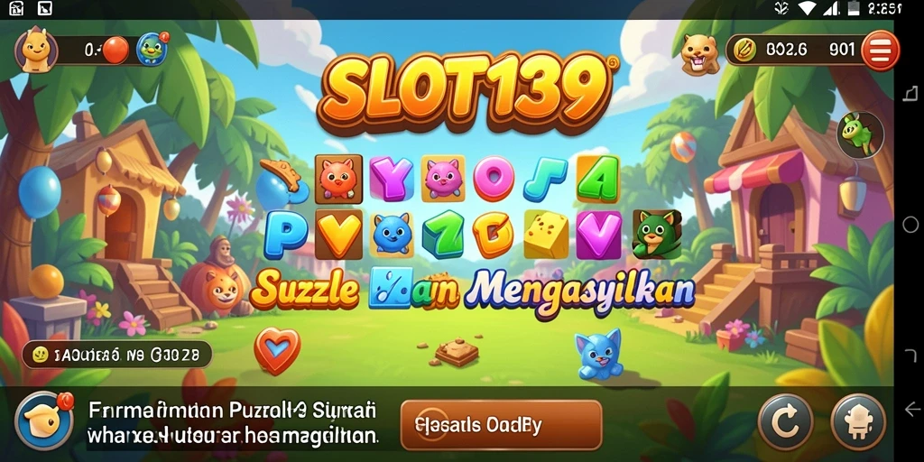 Screenshot utama SLOT138 menampilkan gameplay yang seru dan penuh warna.