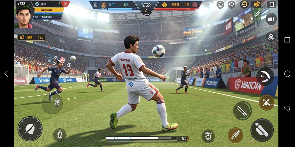 Tampilan gameplay VT38 yang menarik dan penuh aksi.
