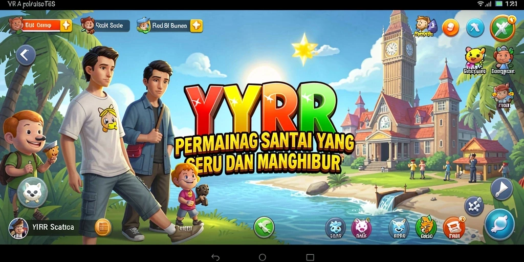 Tampilan gameplay <strong>YYRR</strong> yang menyenangkan dan interaktif.
